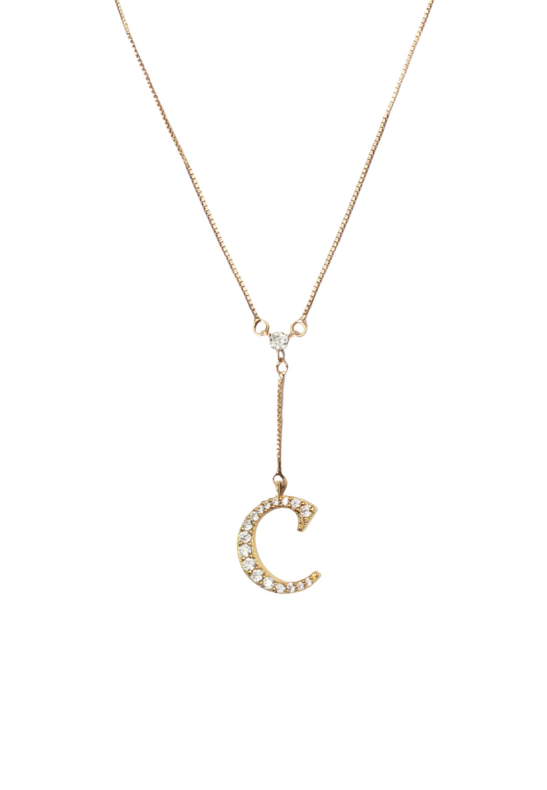 Golden Alphabet Necklaces