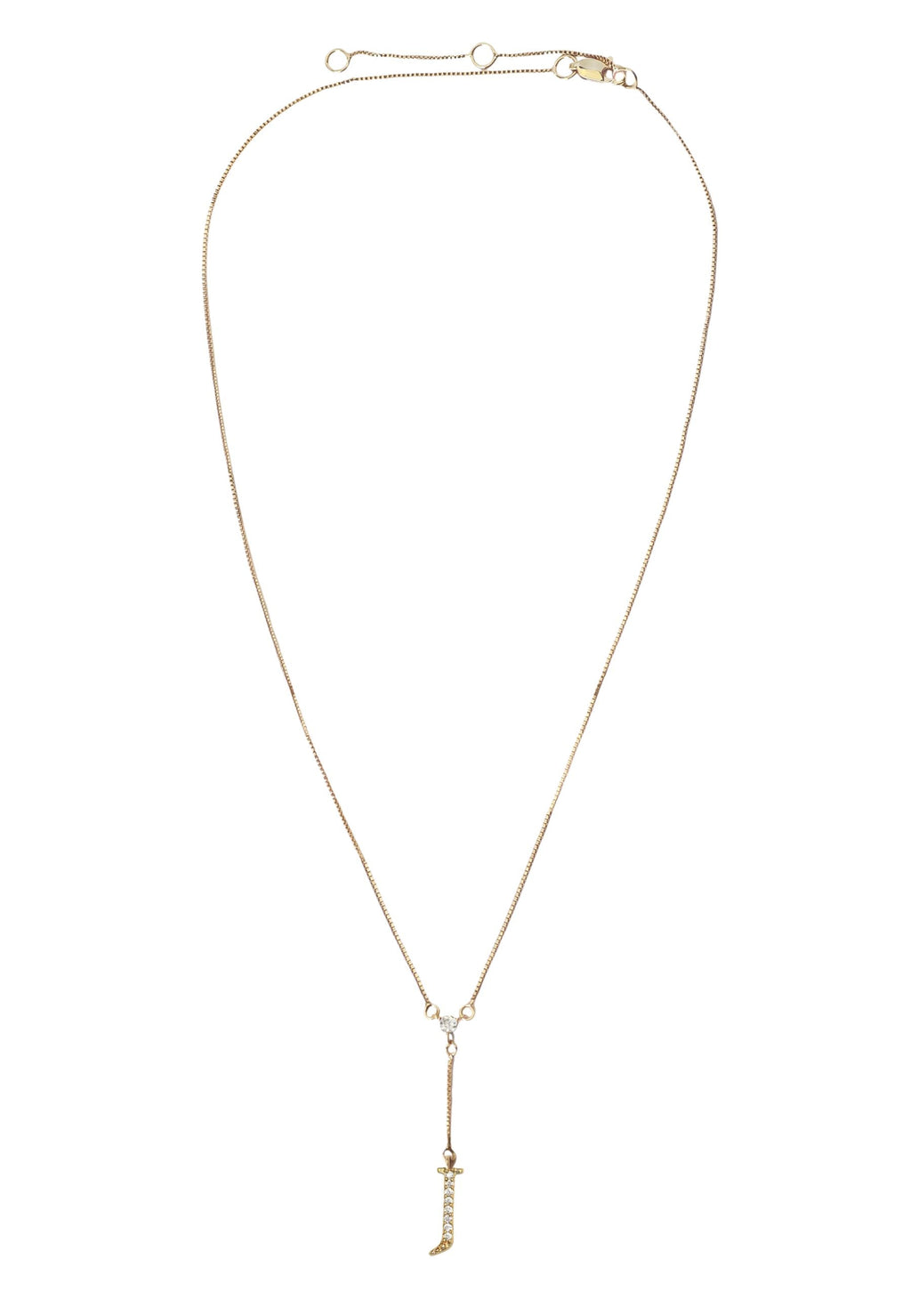 Golden Alphabet Necklaces