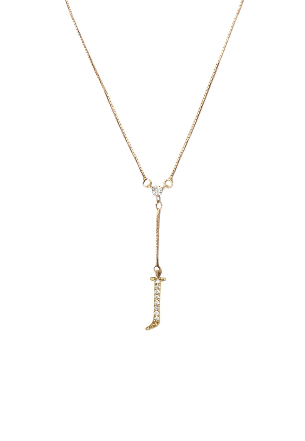 Golden Alphabet Necklaces