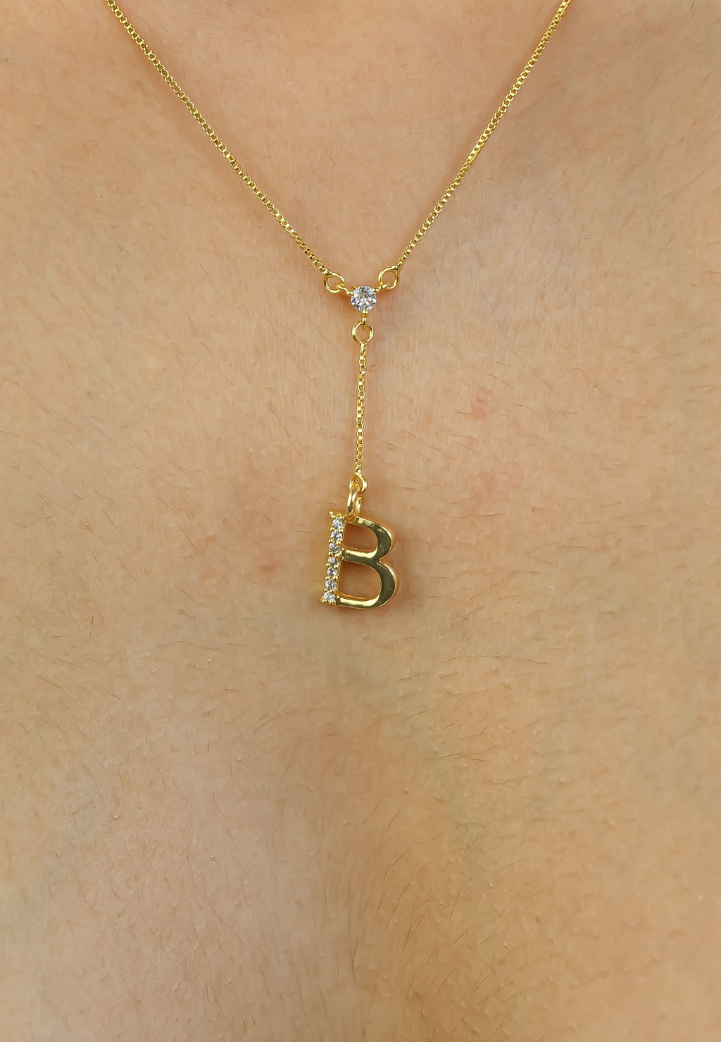 Golden Alphabet Necklaces