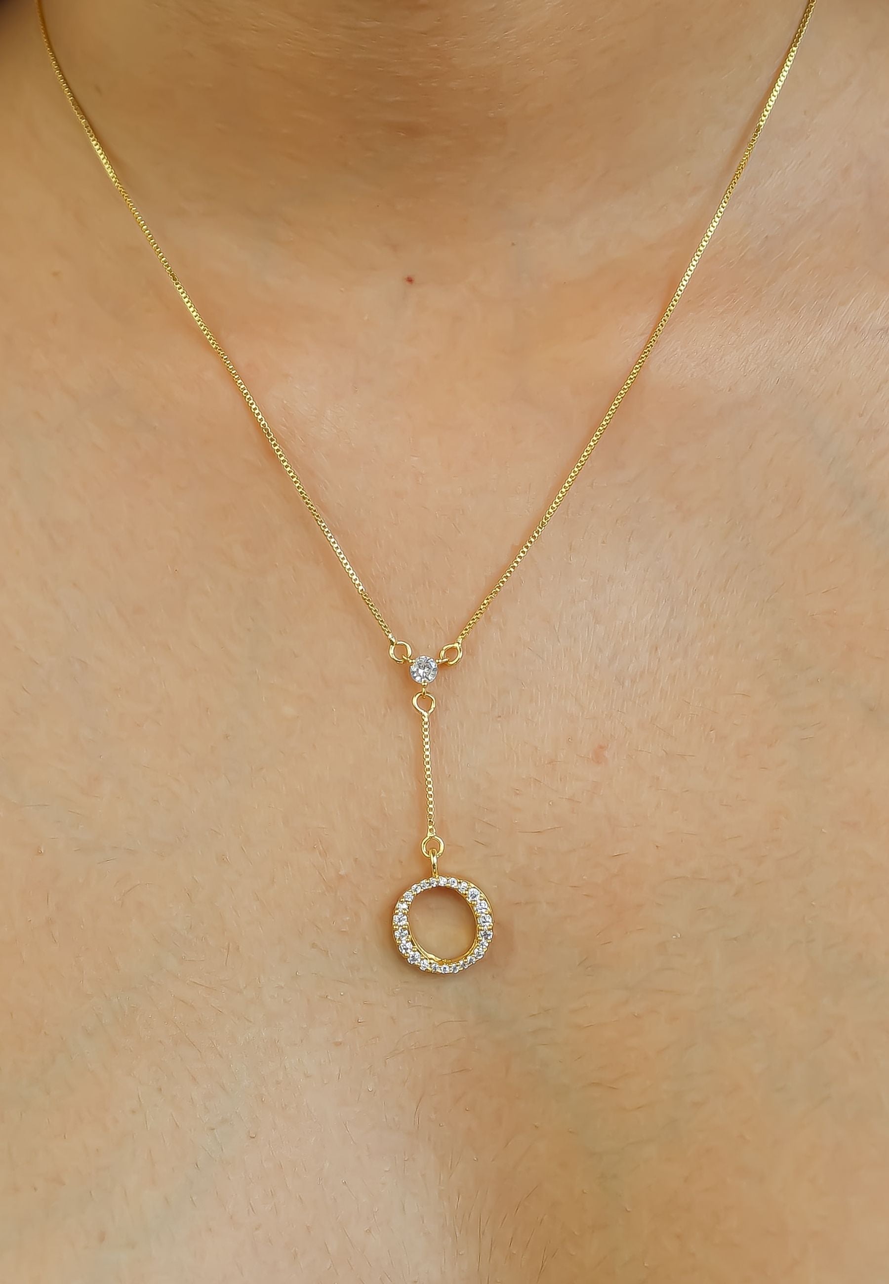Golden Alphabet Necklaces