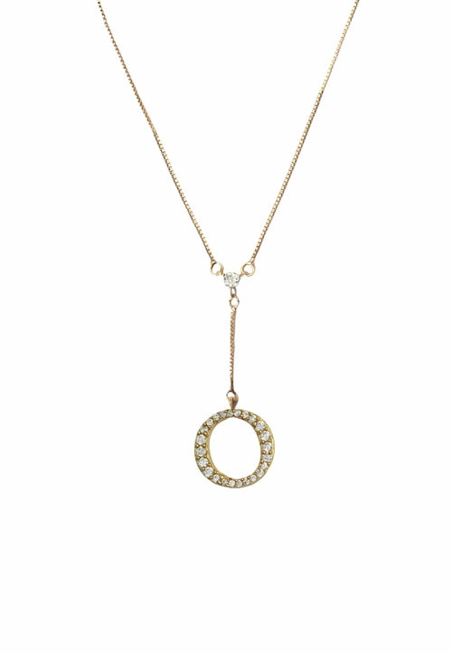 Golden Alphabet Necklaces